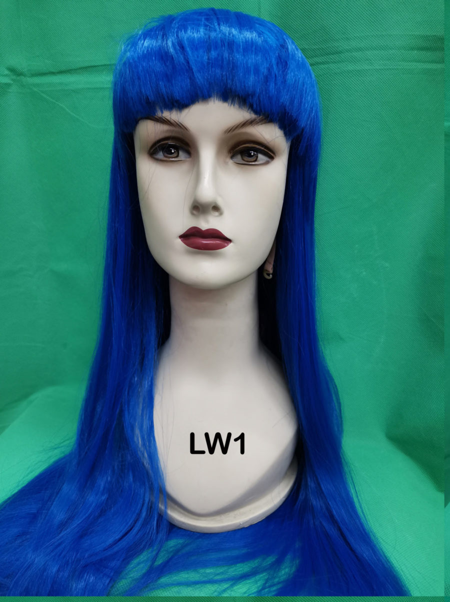 long colored wig