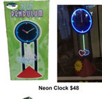 neon clock